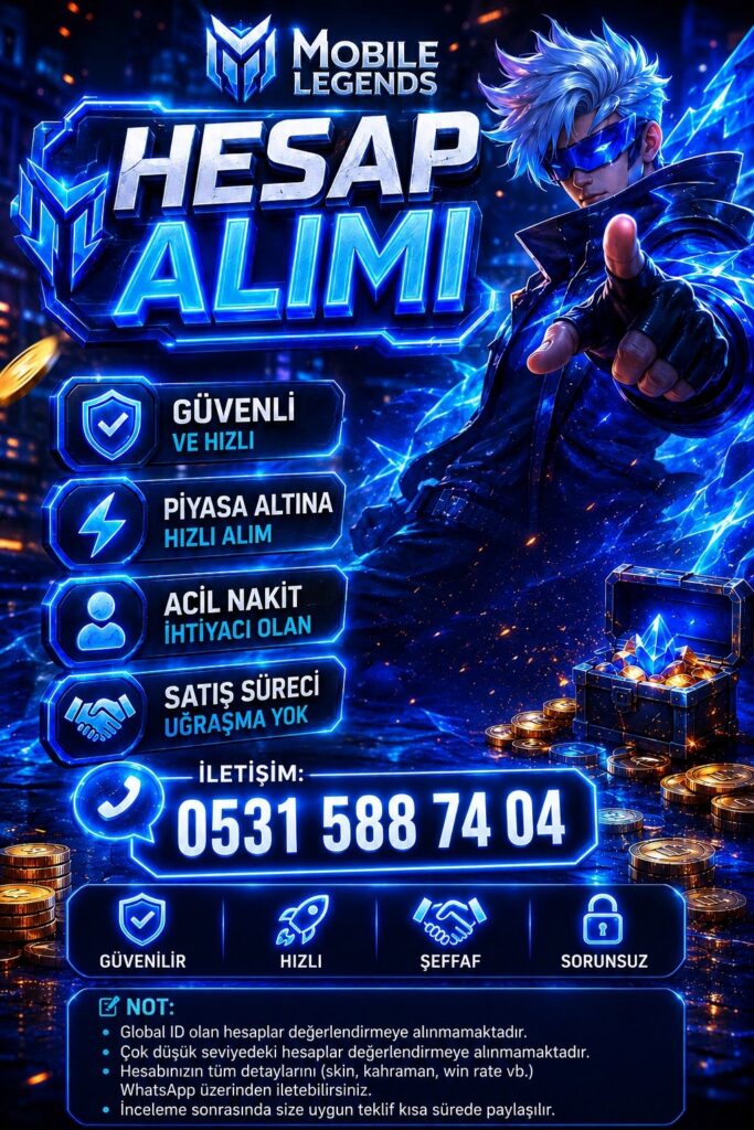 Mobile Legends Hesap Alımı Görseli - Rhyzon Shop
